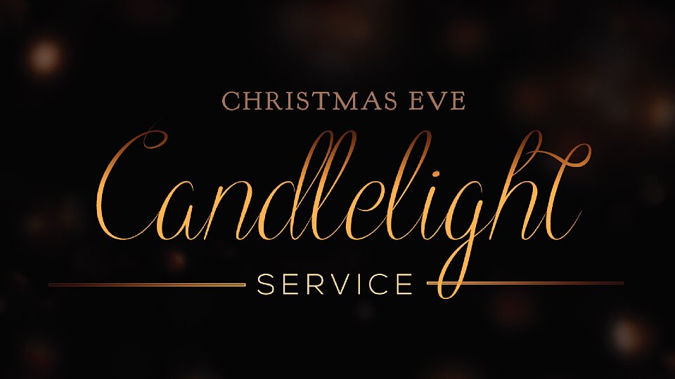 candlelight service religious bulletin